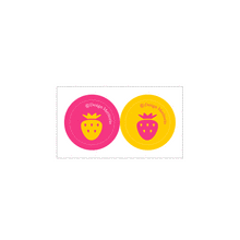 핑크딸기 동글이 (포장/장식)스티커