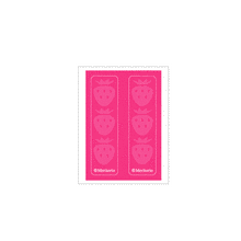 핑크딸기 포장스티커